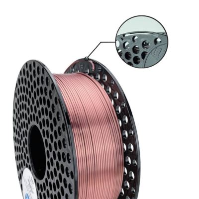 PLA Silk dark Cooper- 1kg - 1,75 mm - AzureFilm  in stampa 3d